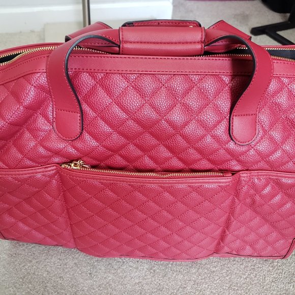 MKF Collection Lexie Vegan Leather Duffle by Mia K. RED - Picture 3 of 9